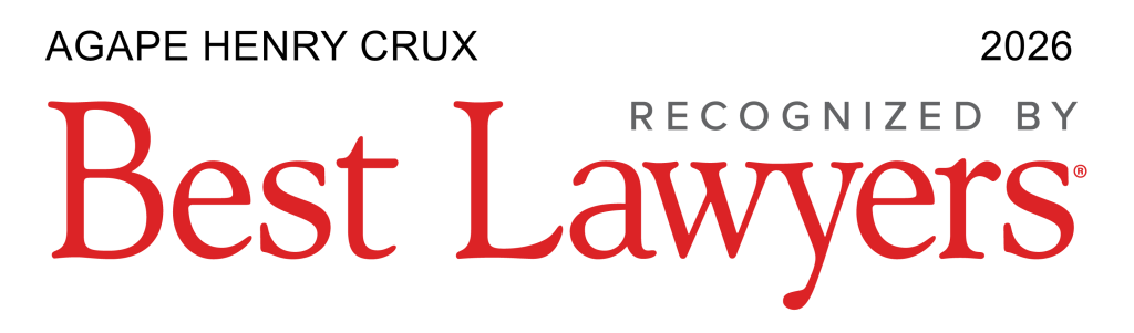 Best Lawyers - Agape Henry Crux